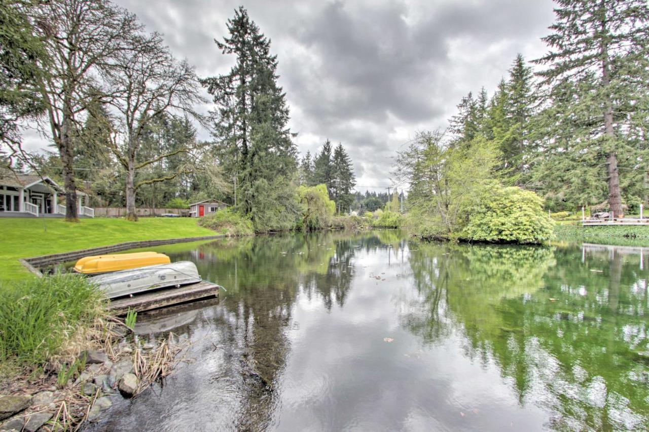 Contemporary Tacoma Cottage With Deck And Pond! Exterior foto